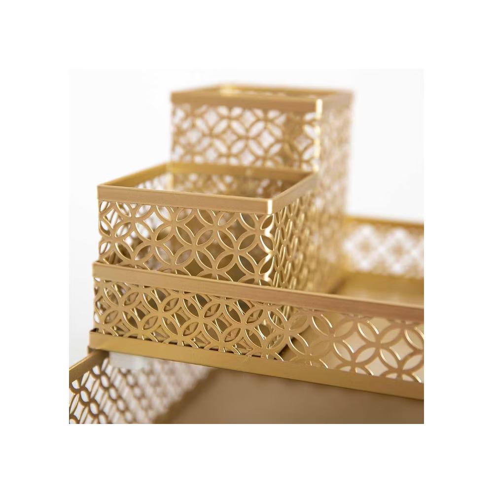 Blu Monaco 6 Piece Interlocking Desk Organizer Set - Image 19