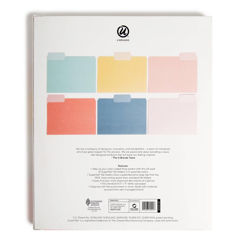 24ct Super TabFile Folders - Two Toned - Image 2