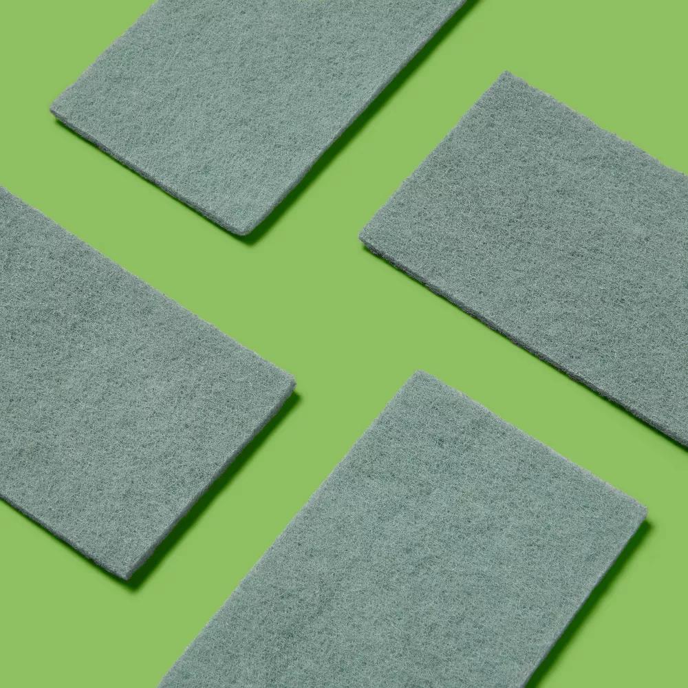 Heavy Duty Scouring Pads - 4ct - Multi-Surface, Multipurpose - Image 3