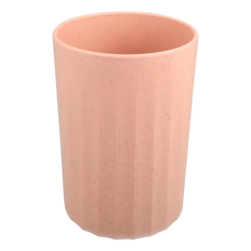 Bathroom Tumbler with Smooth Lines Wheat Straw Cup for Bathroom for Toothpaste 4.09''x2.80'' 1Pc - Image 32