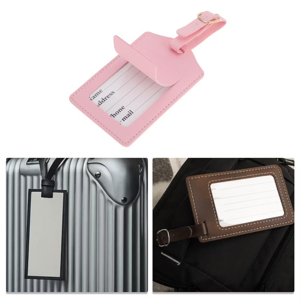Letter Luggage Tag Pink 1 Pc - Image 37