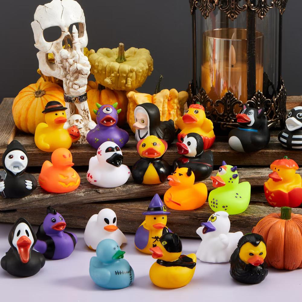Halloween Party Supplies, Rubber Ducks Party Toys for Halloween Goodie Bag Fillers Decorations School Classroom Game Prizes Baby Bath Toy - Image 24