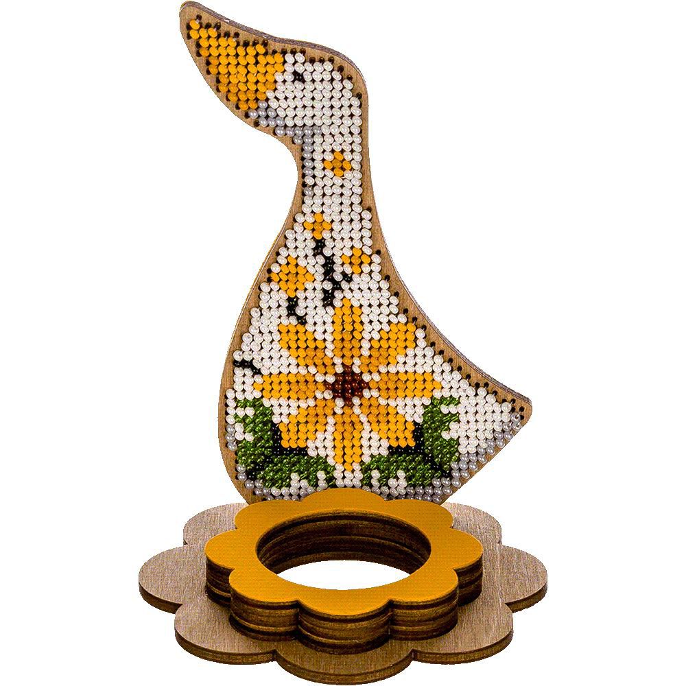 Crafts Set for embroidery with beads on wood FLK-268 - Image 3