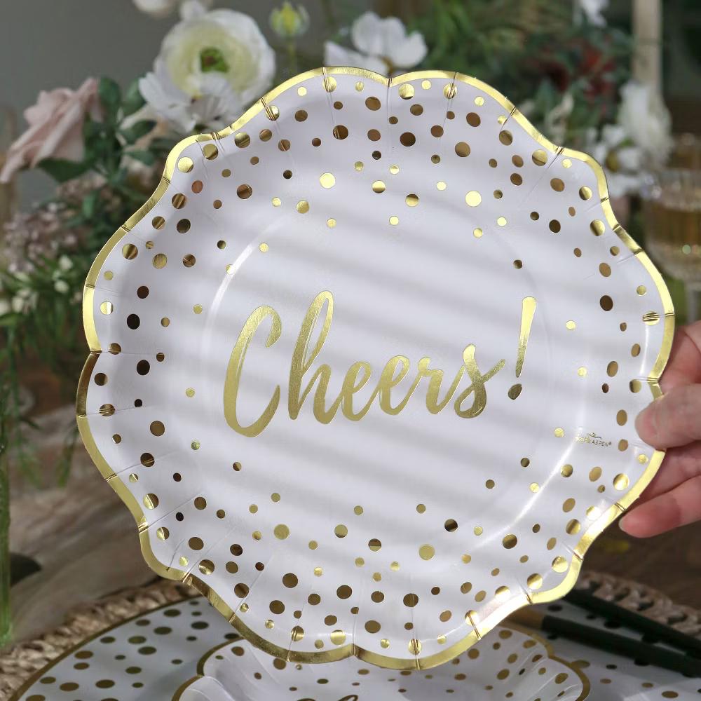 Cheers 72 Piece Party Tableware Set (24 Guests) | 00271NA-kit - Image 4