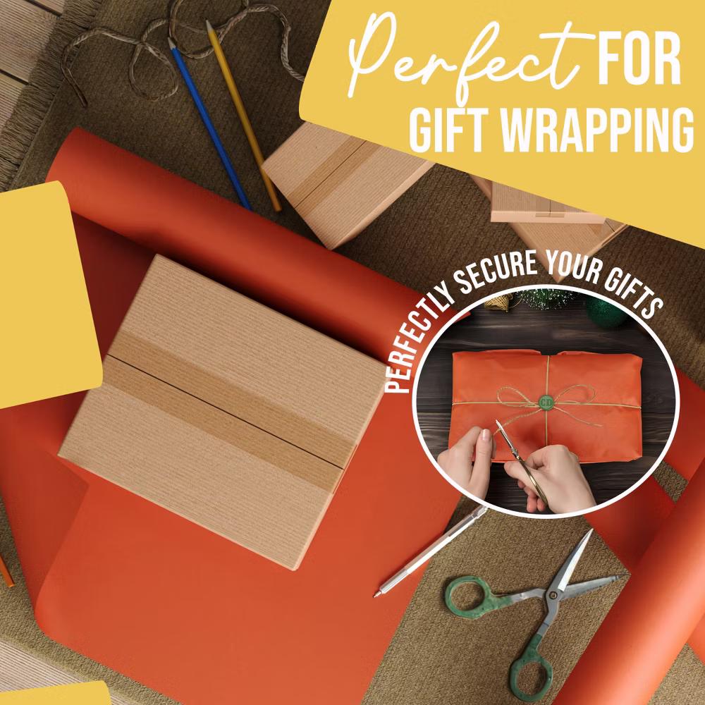 Exquisite Colored Kraft Paper Roll 17.5 In 110 Ft Kraft Wrapping Paper Craft Paper Shipping Paper Kraft Paper Roll Gift Wrap - Image 38