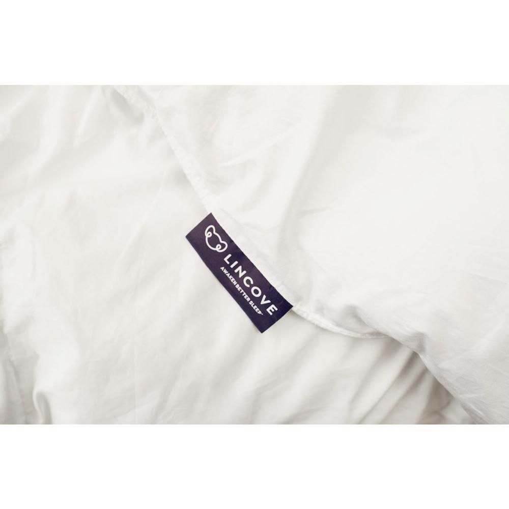 Lincove Canadian Down & Feather Travel Pillow – 625 Fill Power, OEKO-TEX, 400TC Cotton Sateen, Machine Washable, Made in Canada - Image 9