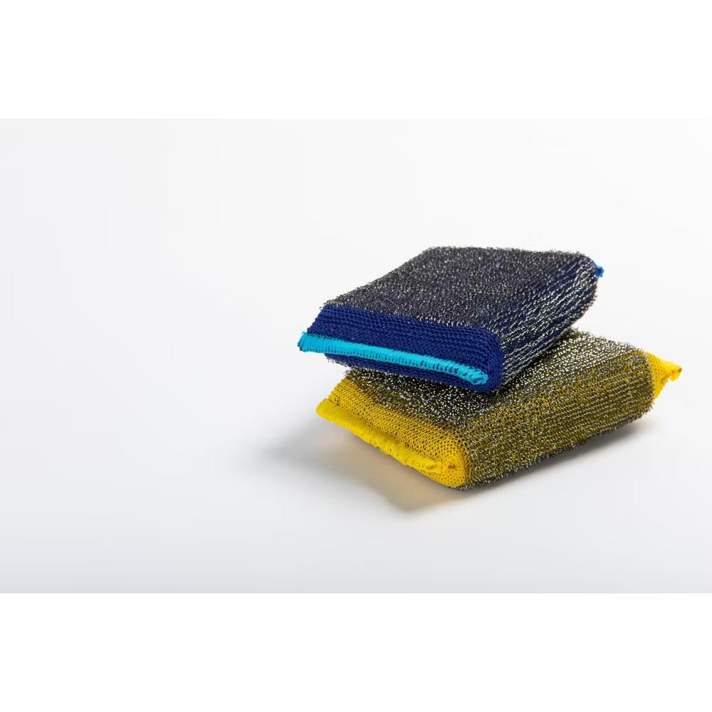 Heavy Duty Scouring Pad - 2ct: Foam, Steel Material - Image 5