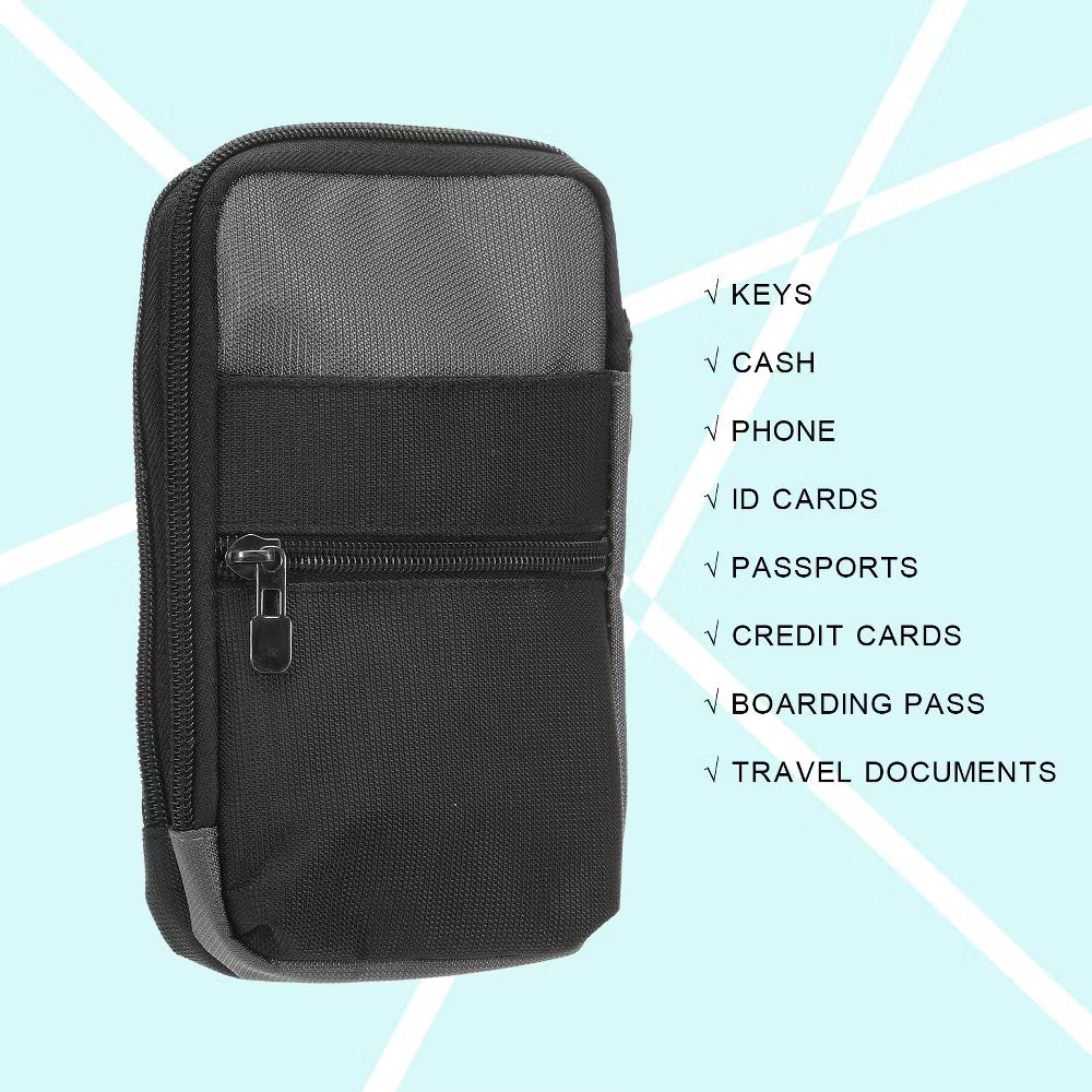 Waterproof Passport Holder Travel Organizer Neck Wallet for Women Men - Image 6