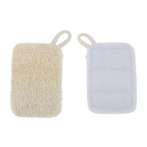 Durable Loofah Dish Sponge with Hanging Loop 5 Pcs