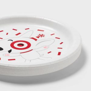 20ct Birthday Party Snack Paper Plates