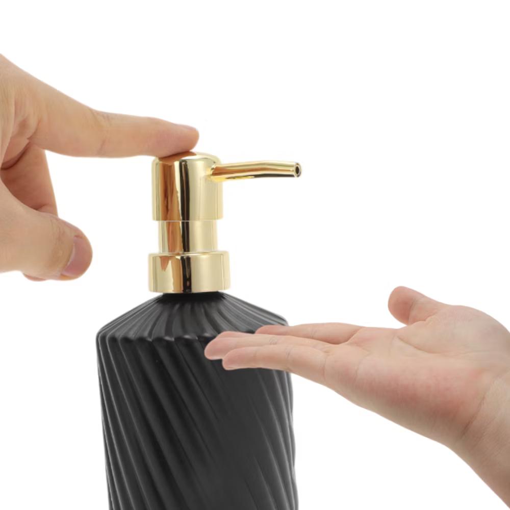 Durable Cylinder Twill Lines Soap Dispenser 1 Pc - Image 10