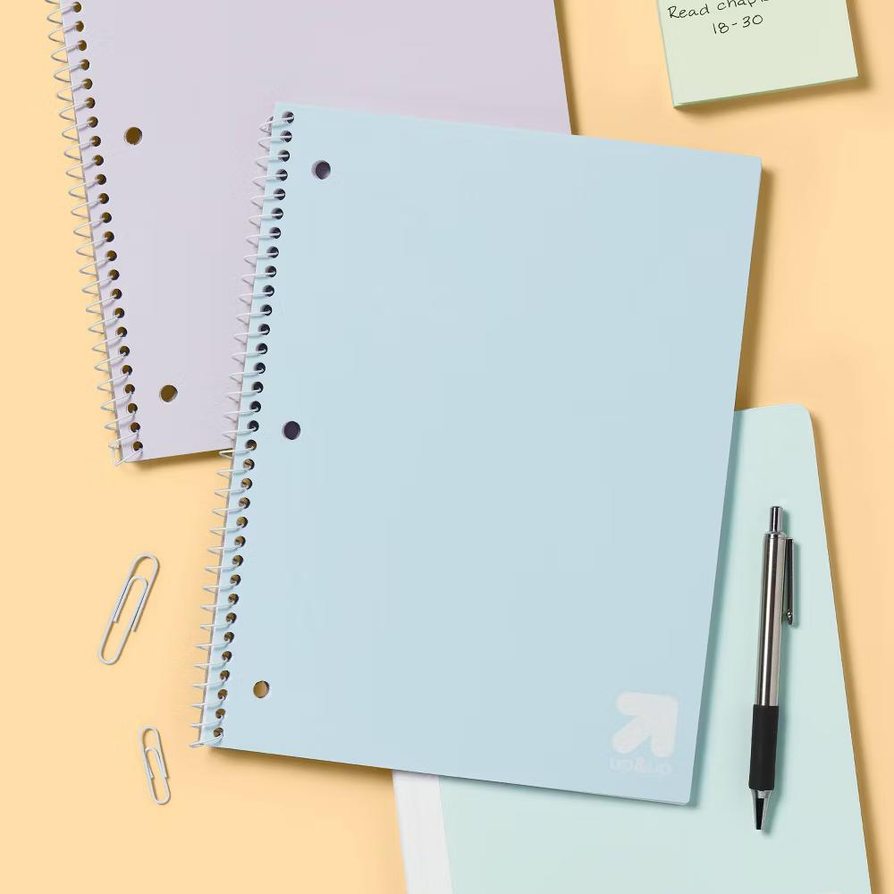 Pastel Wide Ruled Spiral Notebooks - Image 2