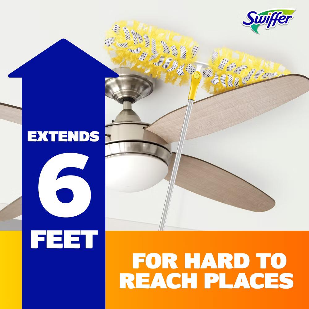 Swiffer Heavy Duty Megasize Duster Kit Lemon Scent - 9pc: Multipurpose, Multi-Surface - Image 10