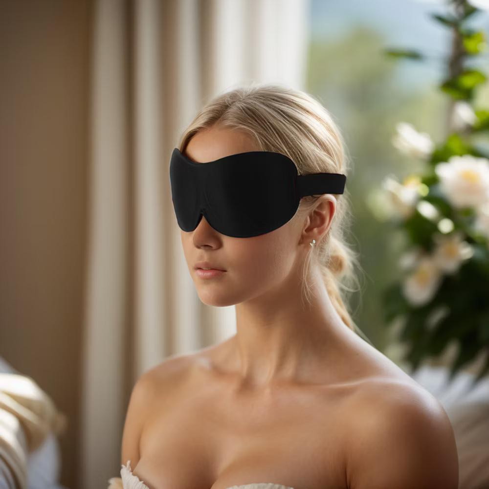 Breathable 3D Sleep Mask Magic Tapes 1 Pc - Image 7