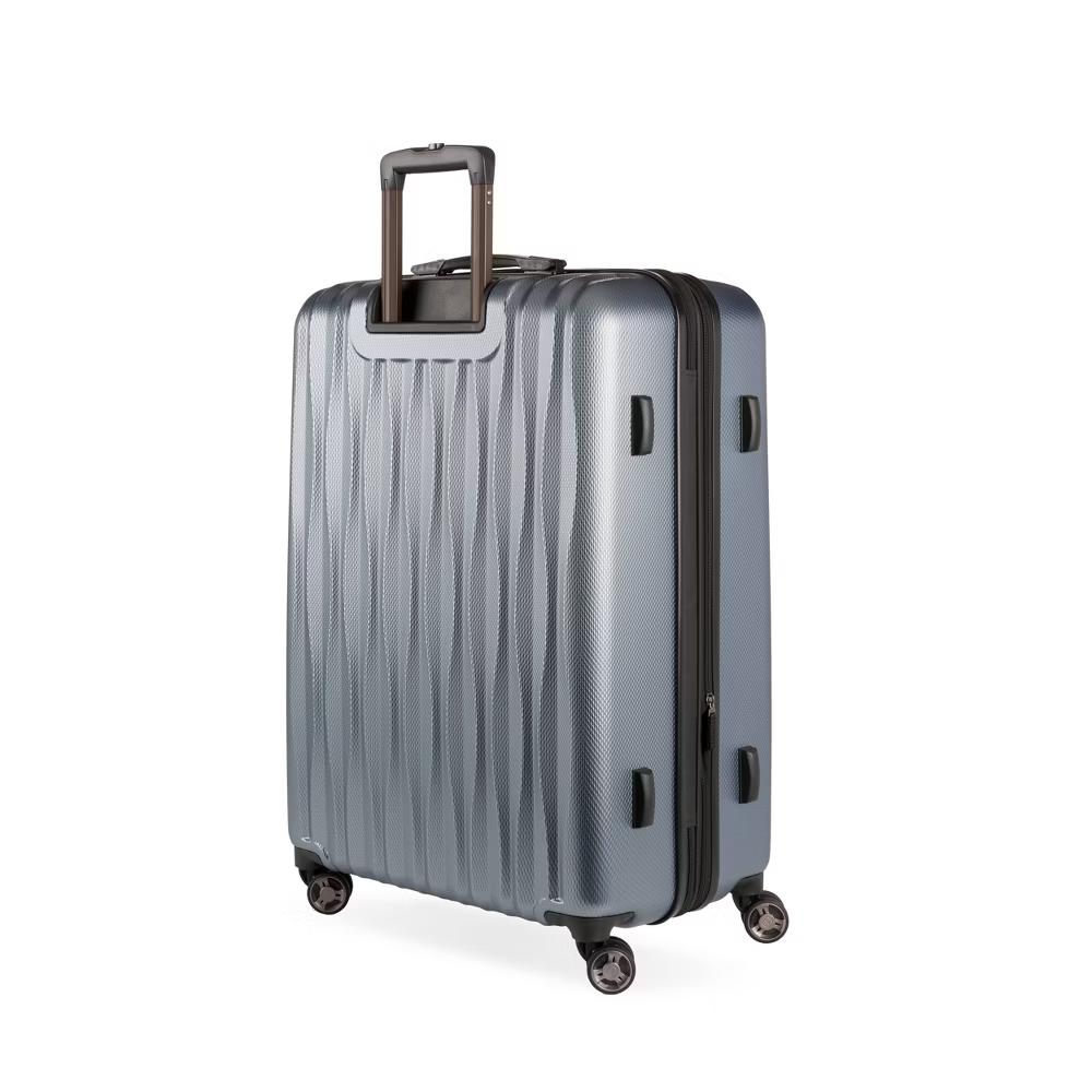 Energie Hardside Large Checked Spinner Wheels Suitcase - Image 19