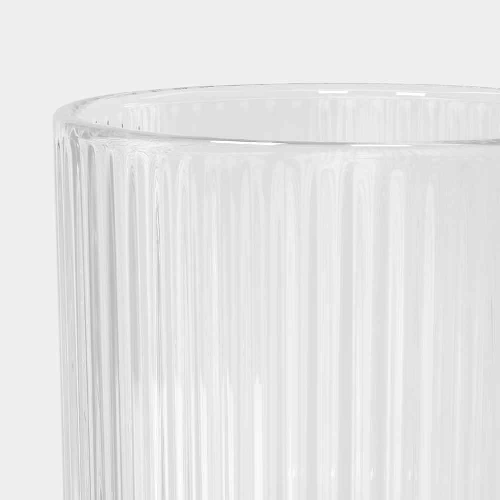 19 fl oz Cassin Plastic Straight Tall Tumbler with Stripes - Image 2