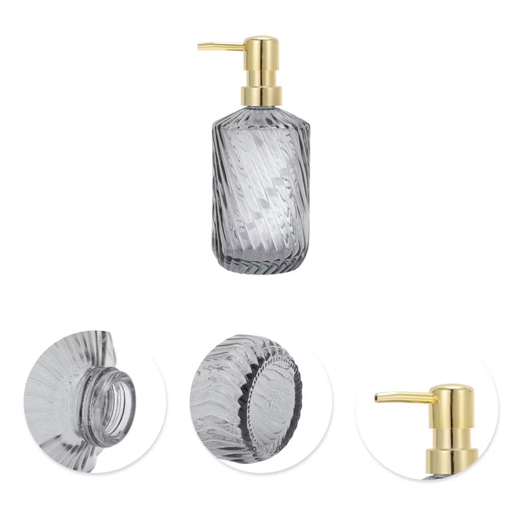 Durable Cylinder Twill Lines Soap Dispenser 1 Pc - Image 38