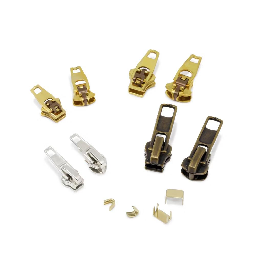 22ct Clothing Zipper Repair Kit of Assorted Sliders and Stops - Image 2