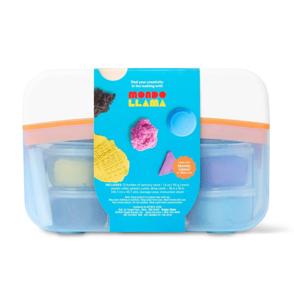 12ct Sensory Sand Bucket Activity Kit - Image 2