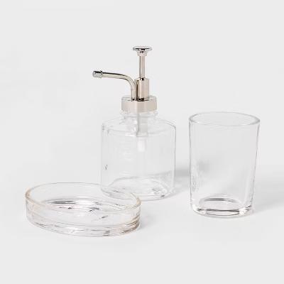 Oil Can Bath Coordinate Set Clear