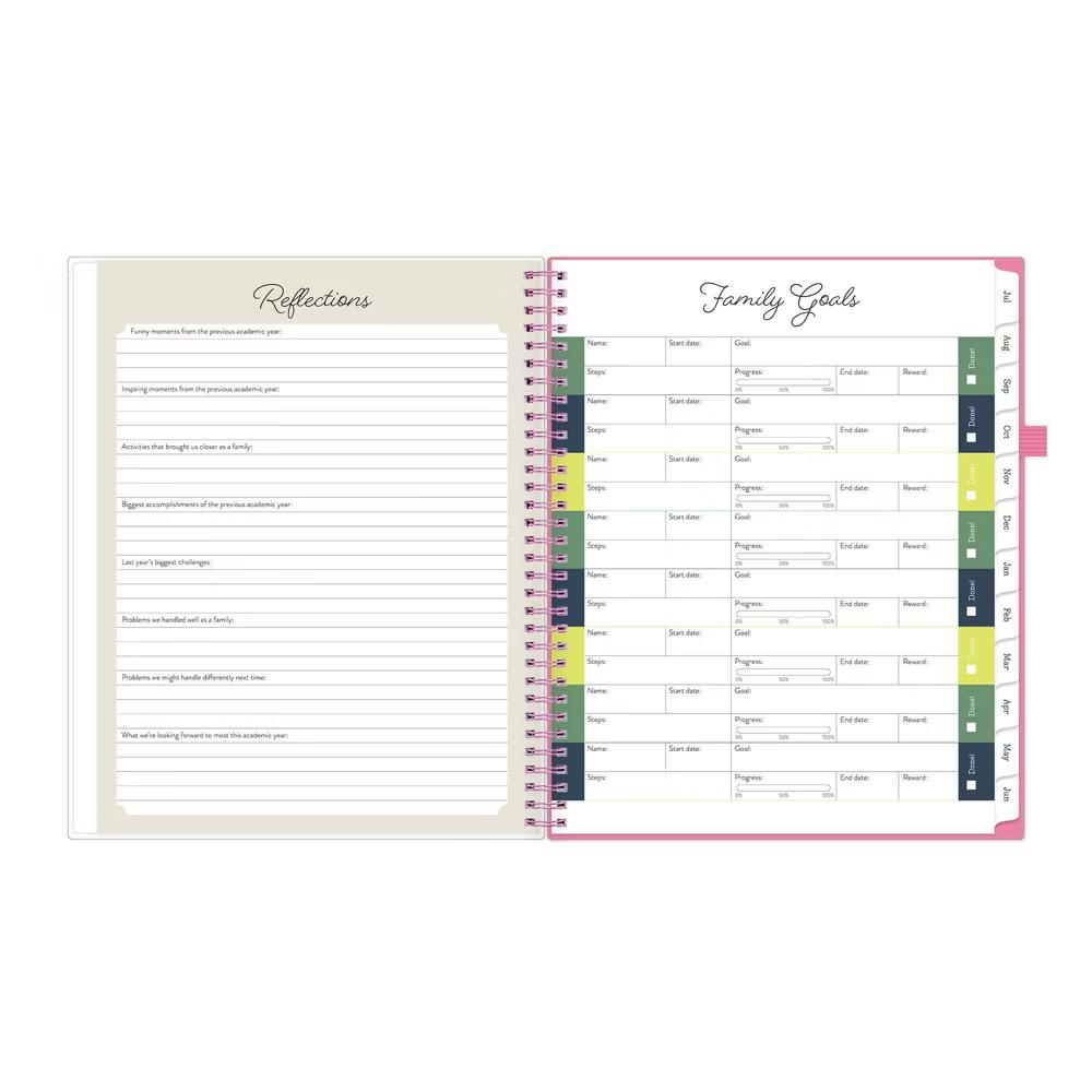 Blue Sky Your Year Parent Weekly/Monthly Planner Wirebound 8.5"x11" Rossi Floral - Image 18
