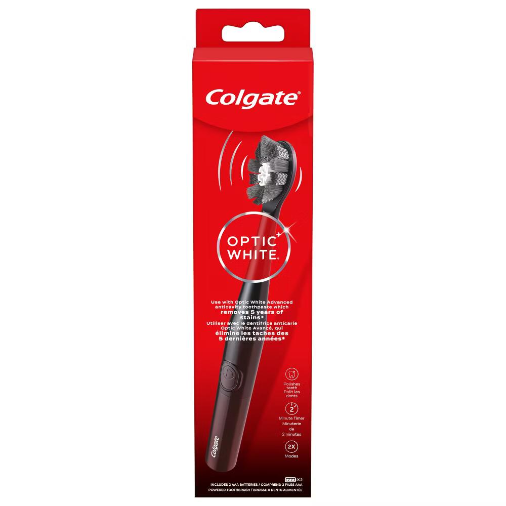 Optic White Pro Series Sonic Battery Powered Toothbrush - Black - Image 8