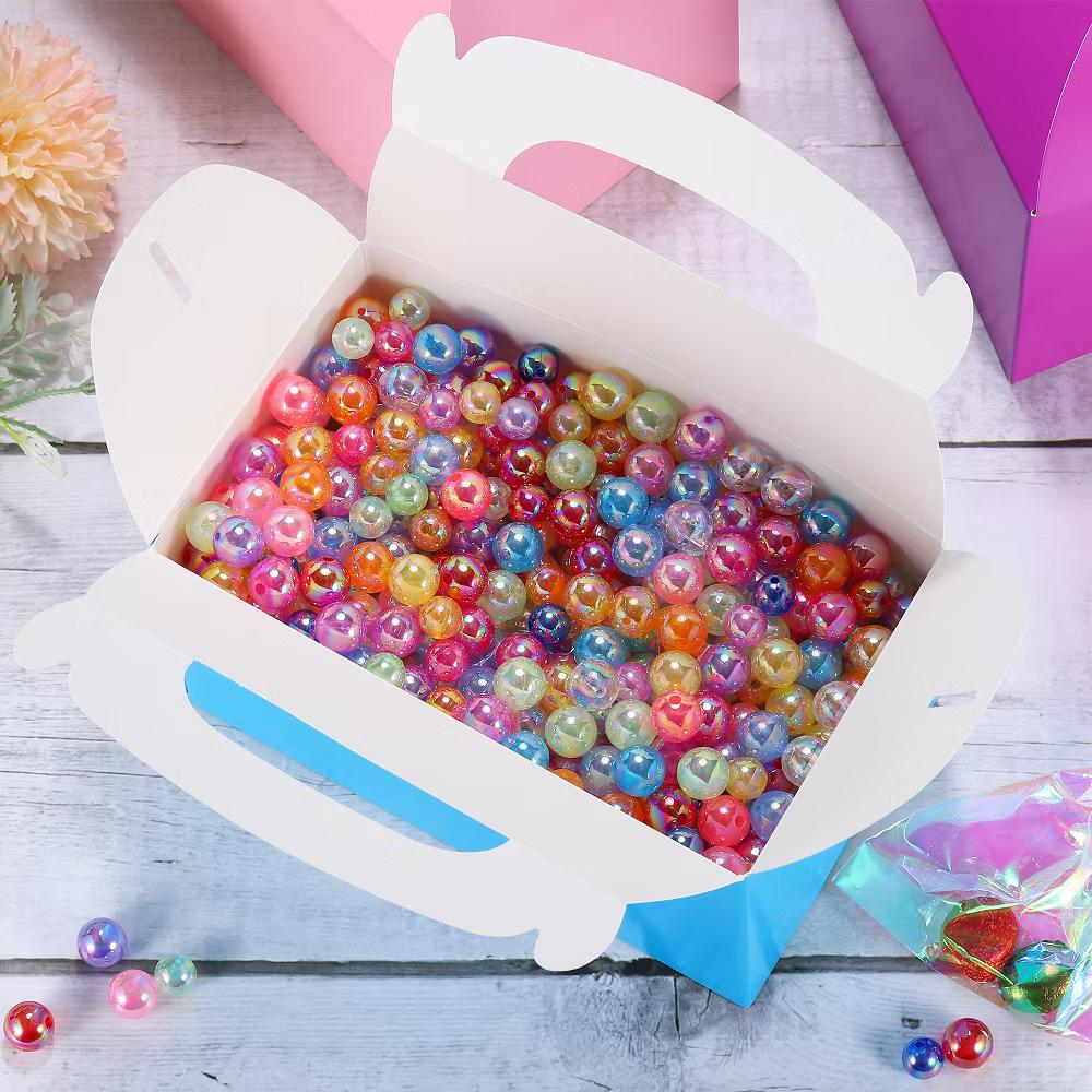 Weddings Christmas Sturdy Structure Gift Wrap Box Favor Box with Handles 16 Pcs - Image 2