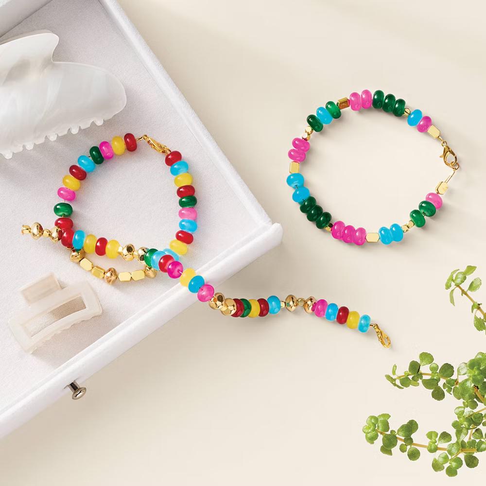 120+ Rainbow Fashion Bead Kit