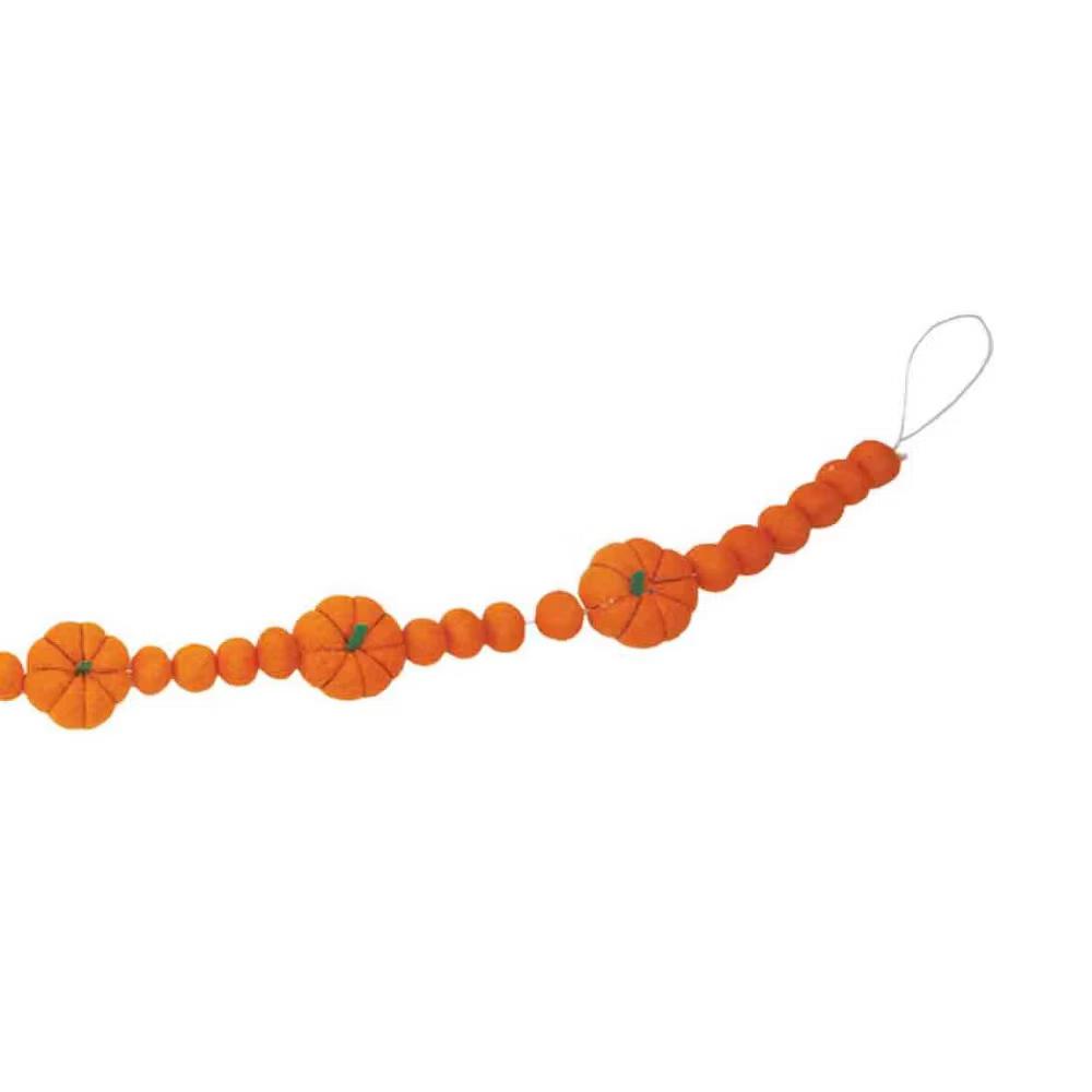 Gallerie II Spooky Pumpkin Halloween Felt Garland 60" - Image 3