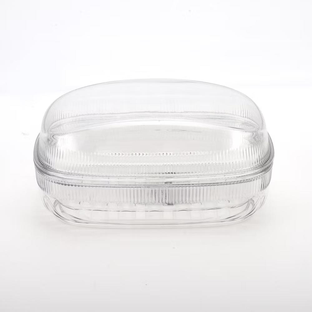 Double Layer Soap Dish with Cover 5.51"x4.13"x2.52" 1 Pc - Image 3