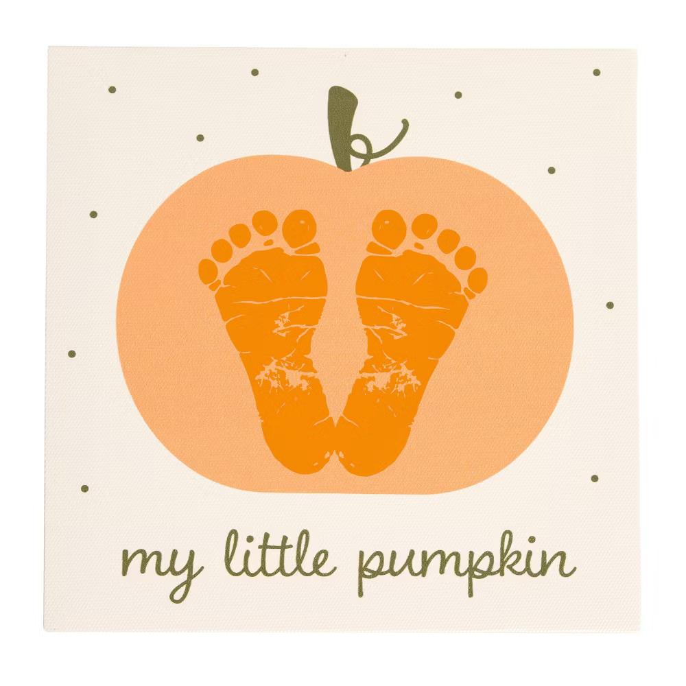 Pearhead Halloween My Little Pumpkin Print Canvas Holiday DIY Art Kit - Image 2