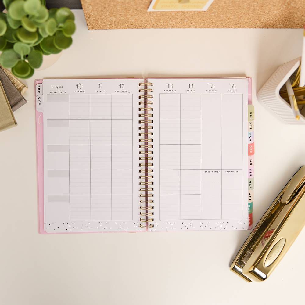 Happy Brands 2026-2027 6"x8.375" Organized Liminal Garden Small 12 Months Twin Loop Dated Teacher Planner - Image 17