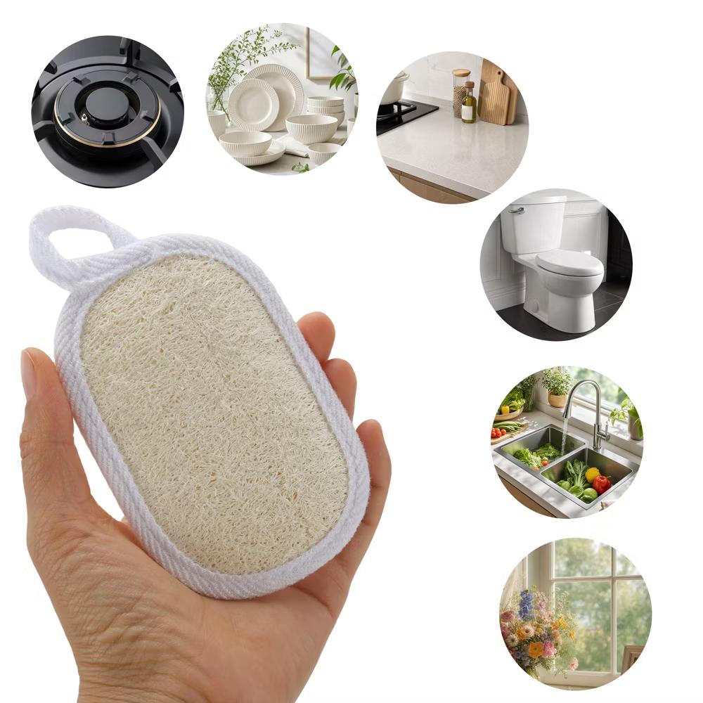 Double-sided Rectangular Wood Pulp Sponge Dish Washing Cloth 3 Pcs - Image 40