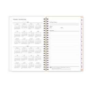 Blue Sky 5"x8" 2026-2027 PlannerWeekly/Monthly 15 Months Catina Create-Your-Own Safety Wirebound