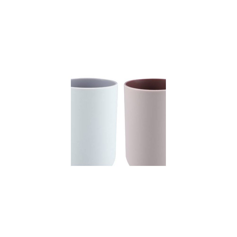 2Pcs Bathroom Tumblers Bathroom Toothbrush Cup Blue 4.33''x2.76'' 350ml - Image 51