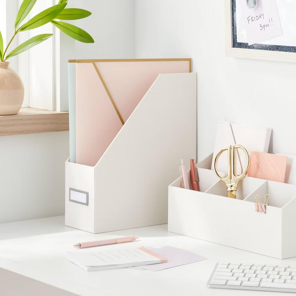 Canvas Magazine File Holder and Organizer - Image 8