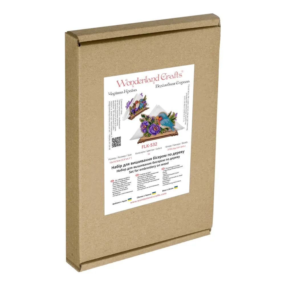 Crafts Bead embroidery kit on wood FLK-532 - Image 4