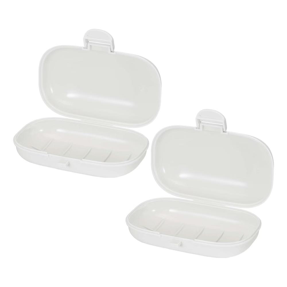Portable Travel Soap Box 4.80"x3.07"x1.73" 2 Pcs - Image 21