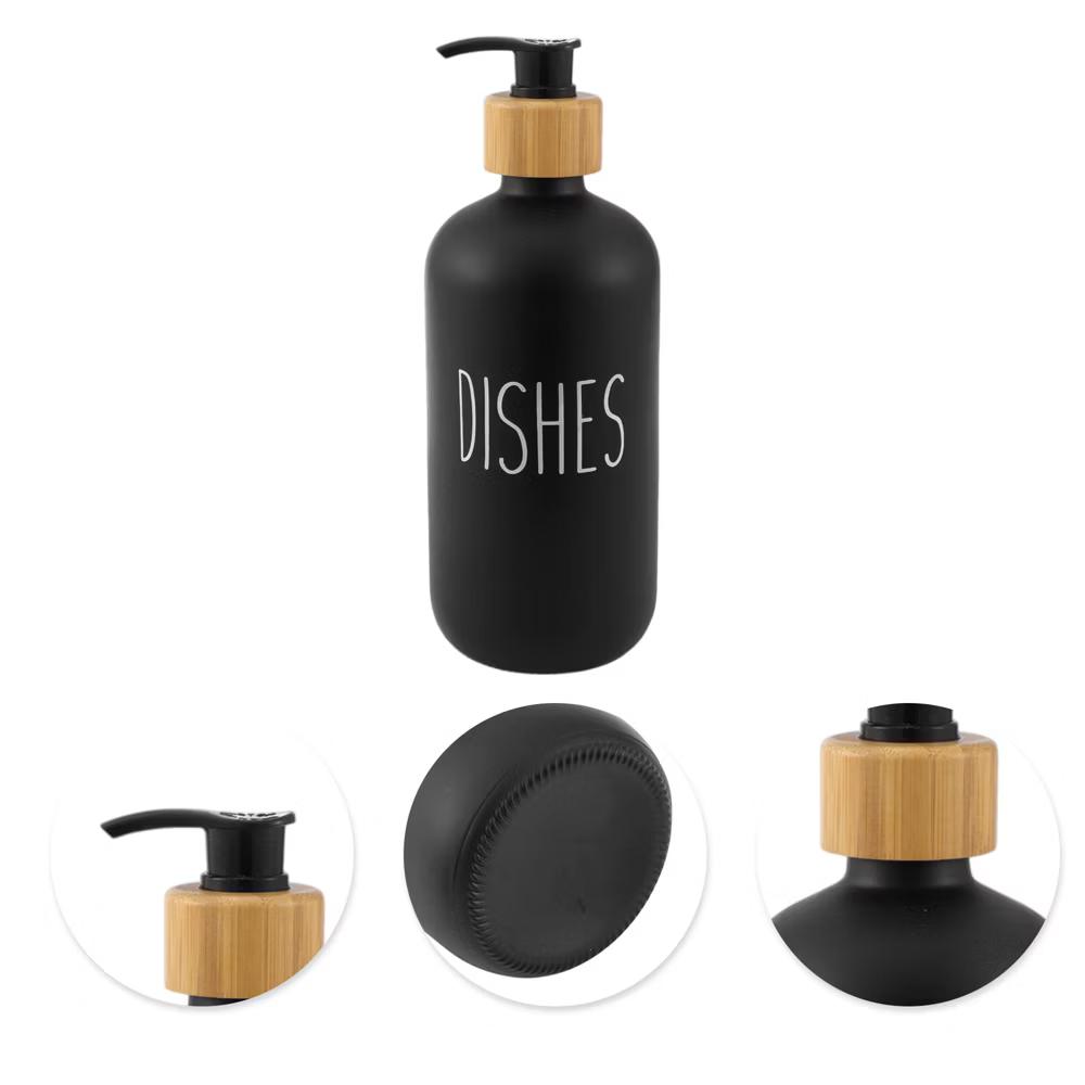 Elegant Contains the Letters DISHES Soap Pump Dispenser for Bathroom 16.9oz 1 Pc - Image 5