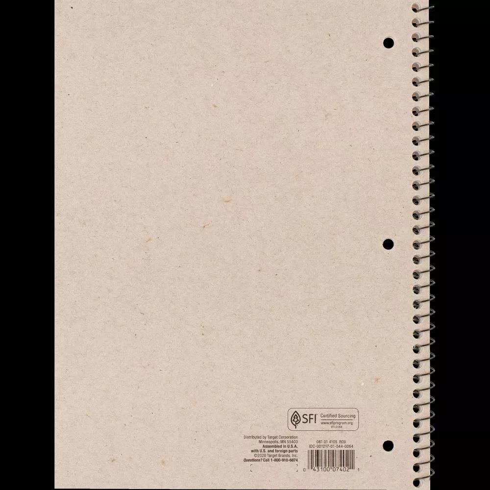 College Ruled 1 Subject Flexible Plastic Cover Spiral Notebook - Image 11