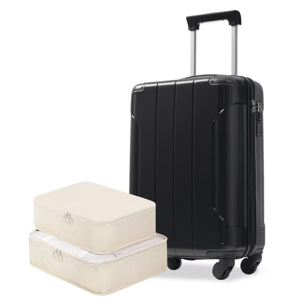 20" Hardshell Carry-On Luggage with 2 Packing Cubes & Spinner Wheels & TSA Lock, Lightweight ABS Suitcase - ModernLuxe - Image 12