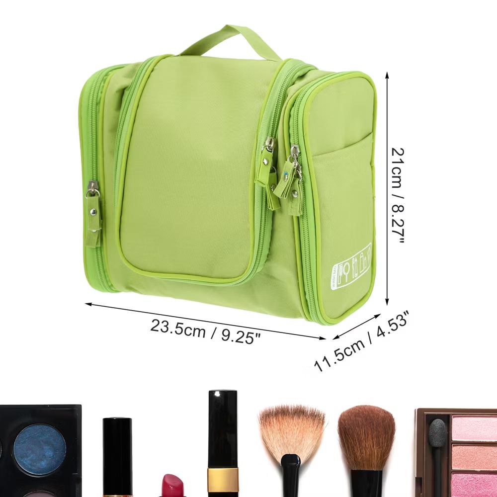 Travel Makeup Bag Travel Toiletry Organizer Makeup Brush Holder Waterproof Oxford Cloth 1 Pc - Image 24