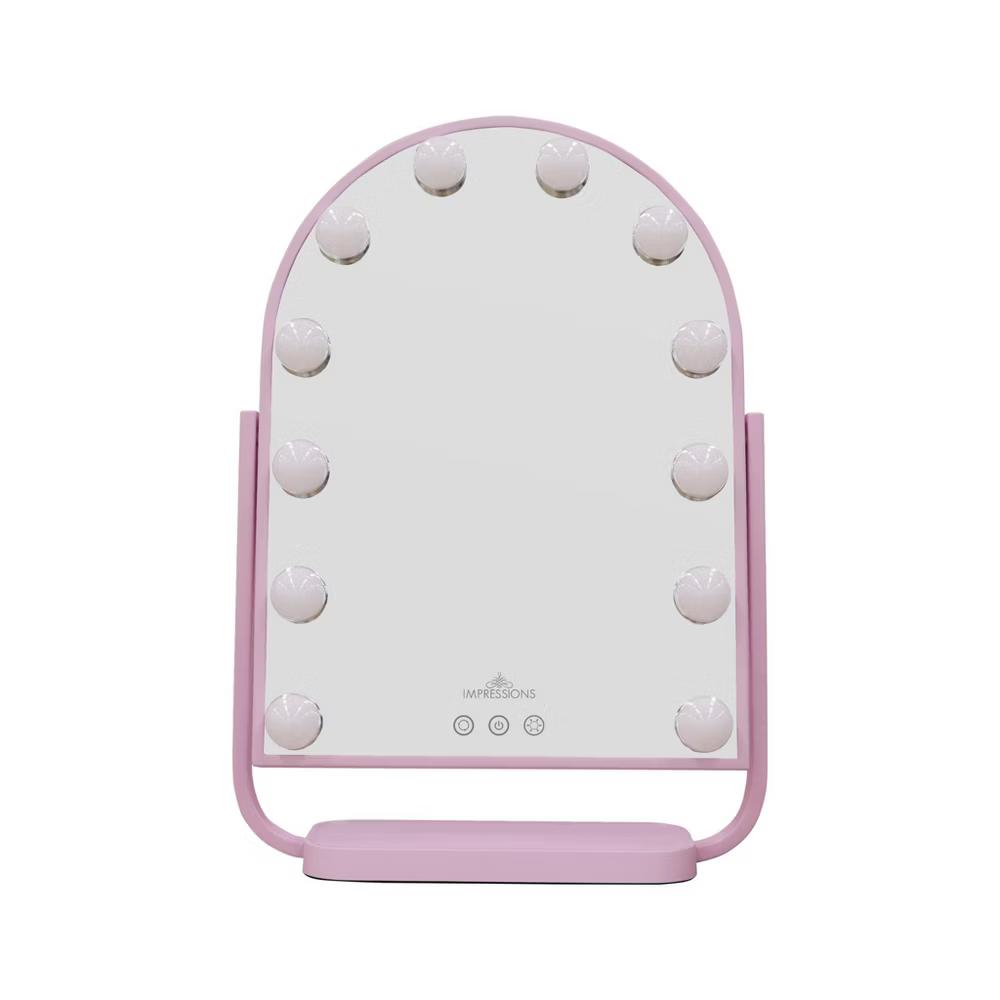 Impressions Vanity Curva Arch Tri-Tone LED Makeup Mirror - Image 7