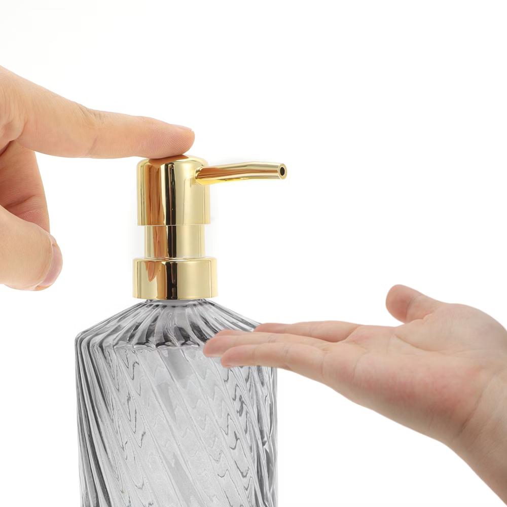 Durable Cylinder Twill Lines Soap Dispenser 1 Pc - Image 41