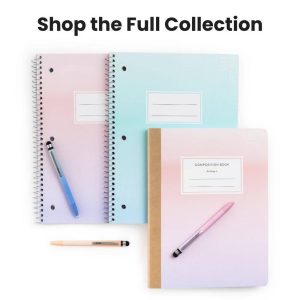 Evolve 3pk Ballpoint Pens with Stylus, 1.0mm - Soft Pastels Ombre, School Supplies