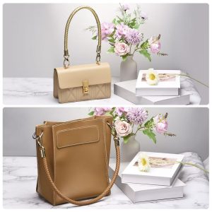 PU Leather Braided Fashion Women's Handbag Purse Strap