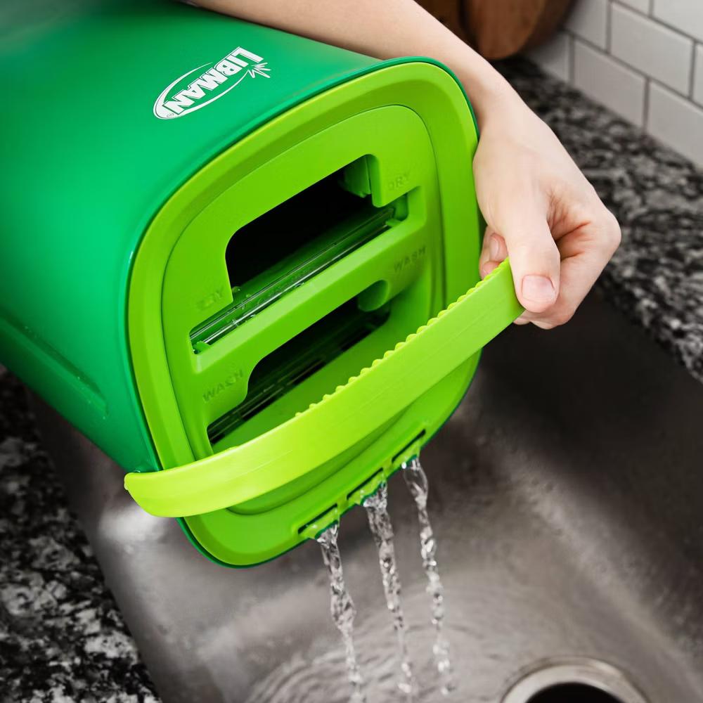 Libman Rinse 'n Wring Mop System: Microfiber, Grip Handle, Hanging Loop, Multi-Surface Use - Image 9