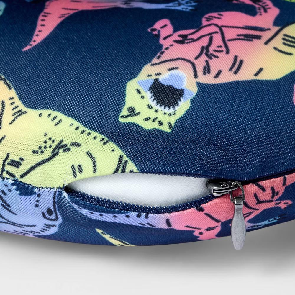 Kids' Neck Pillow and Eye mask Set Dino - Image 6