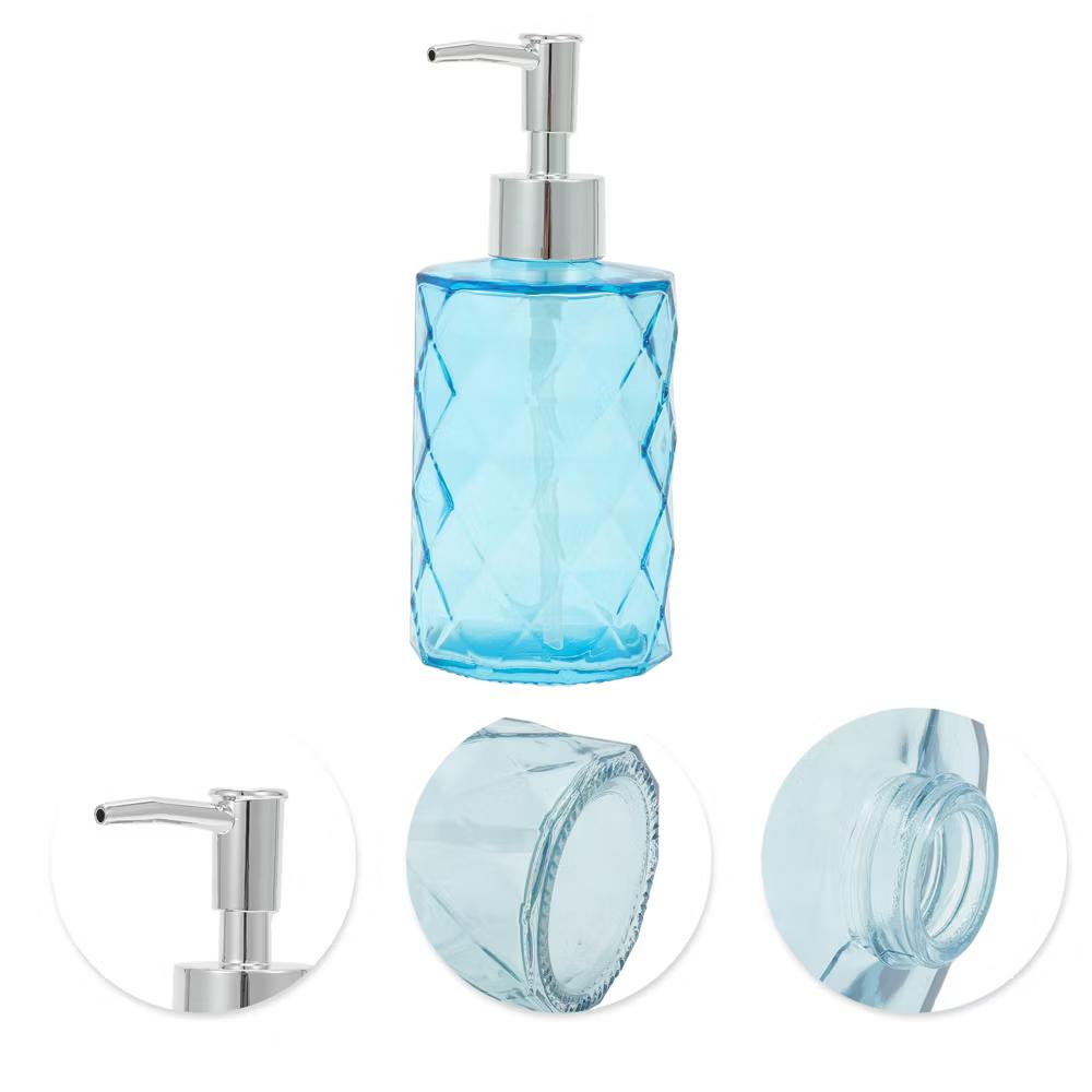 Durable Diamond-shaped Soap Dispenser 11.16oz 1 Pc - Image 2