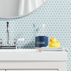 Blue Kids' Toothbrush Holder